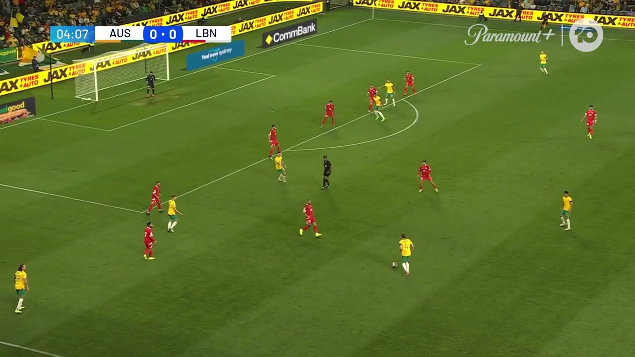 2024年03月22日 世預賽-巴克斯破門羅爾斯建功 澳大利亞2-0黎巴嫩